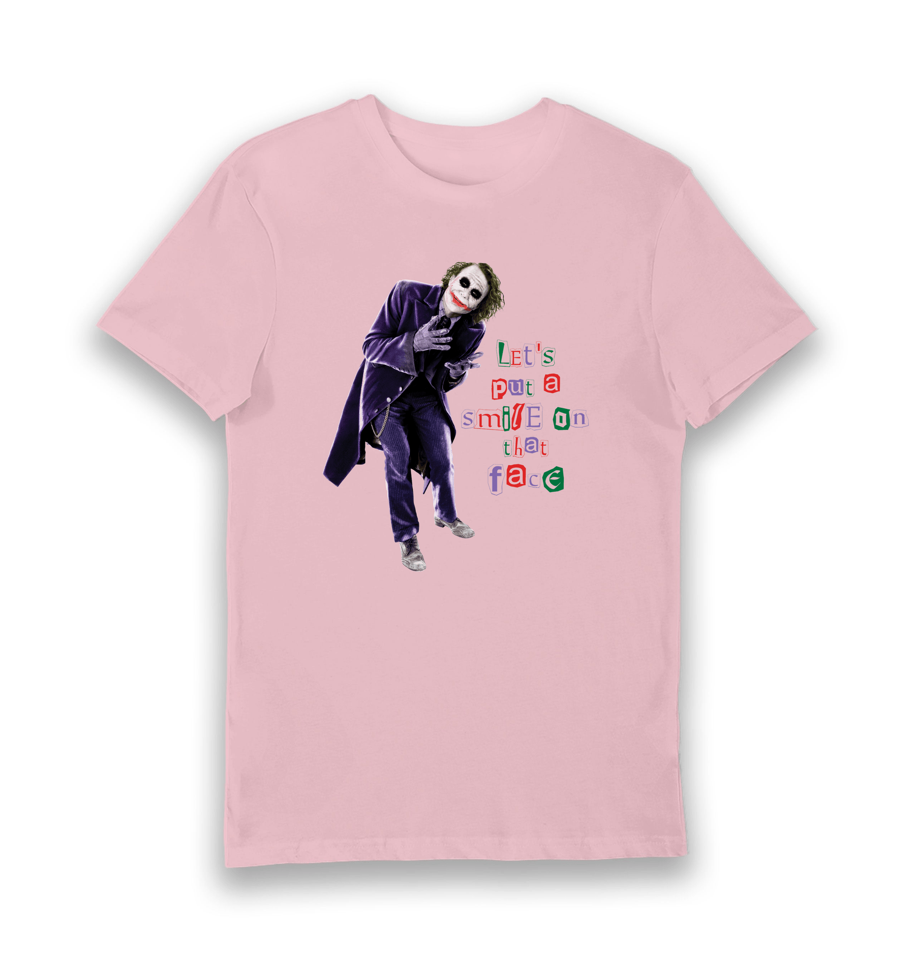 Pink Printed T-shirt Front