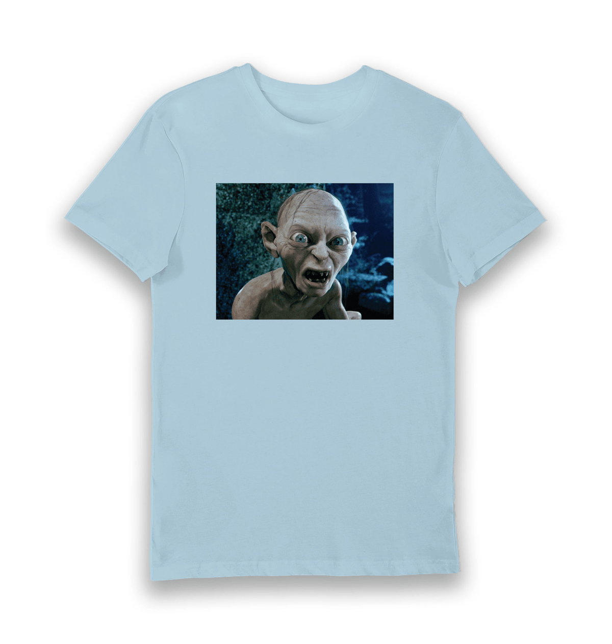 Light Blue Printed T-shirt Front
