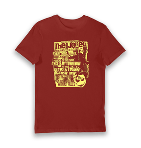 Brick Red Printed T-shirt Front