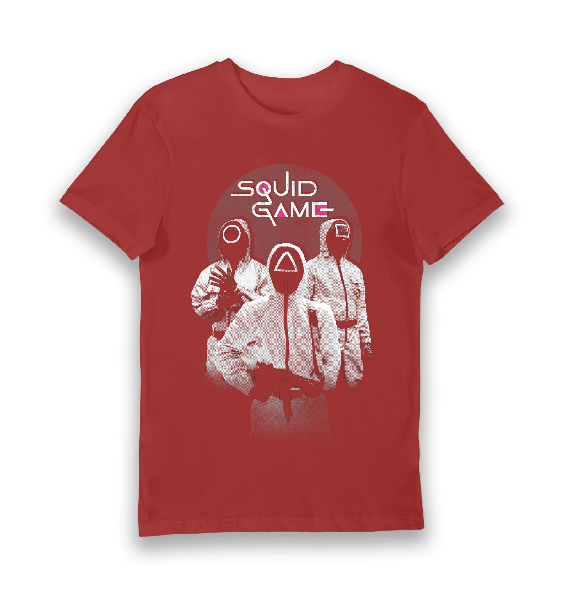 Red Printed T-shirt Front