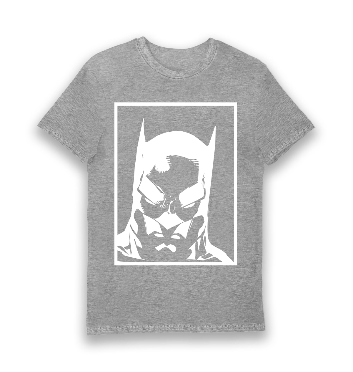 Sports Grey Printed T-shirt Front