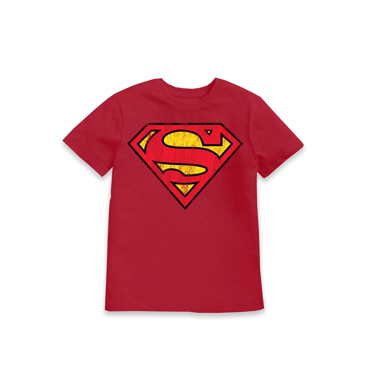 Red Printed Kids T-Shirt Front