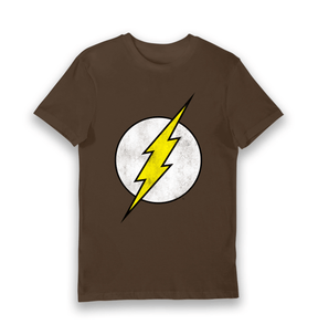 Brown Printed T-shirt Front