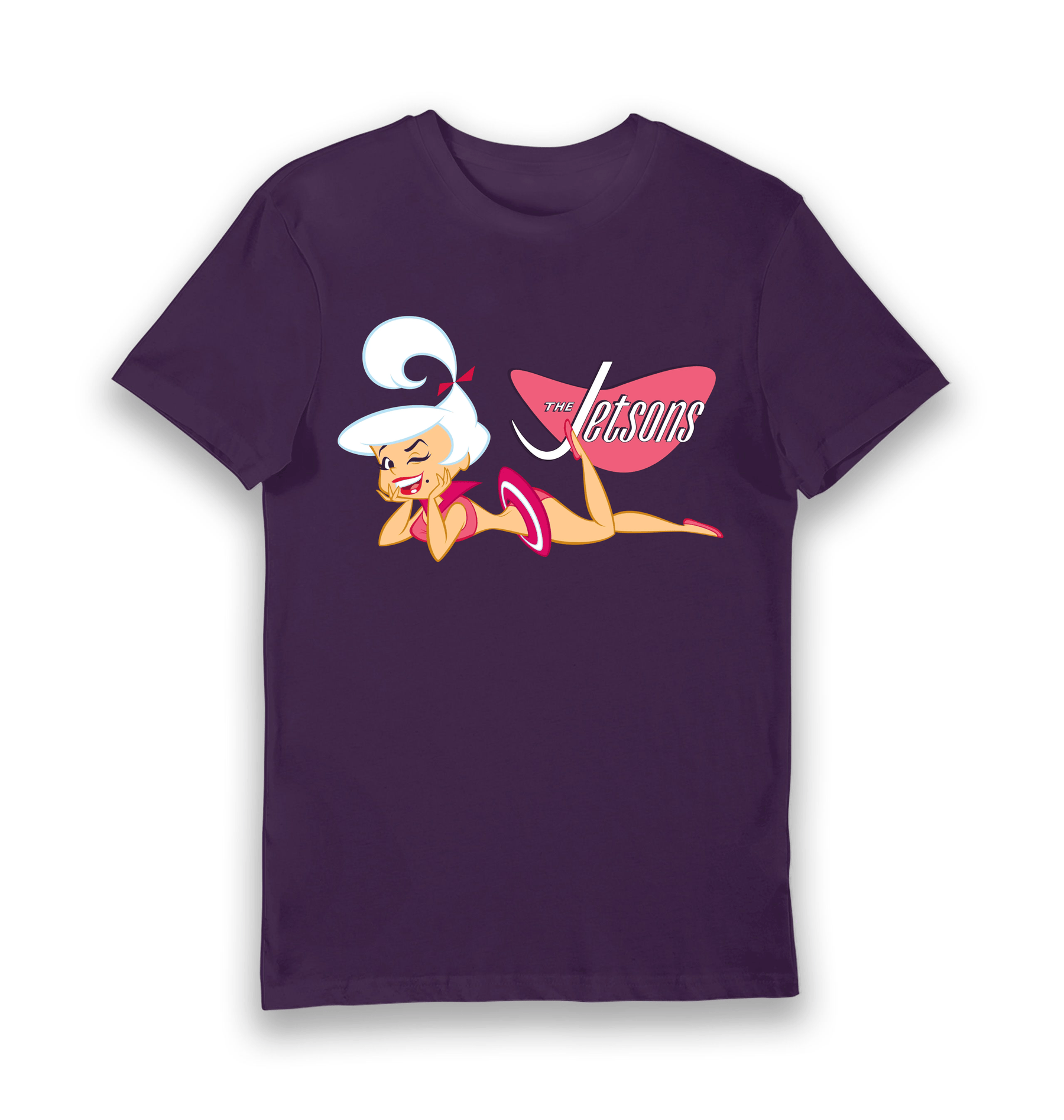 Purple Printed T-shirt Front