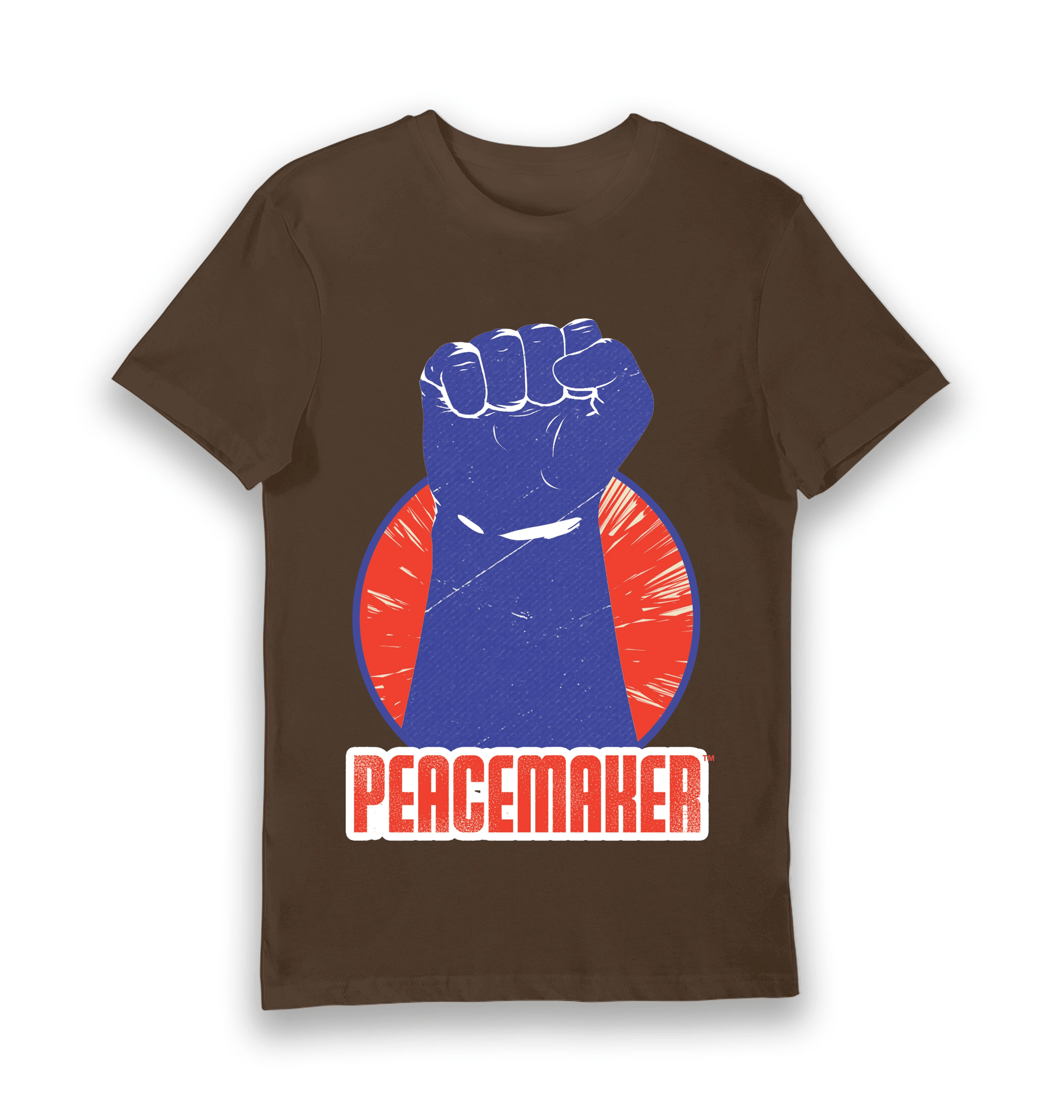 Brown Printed T-shirt Front
