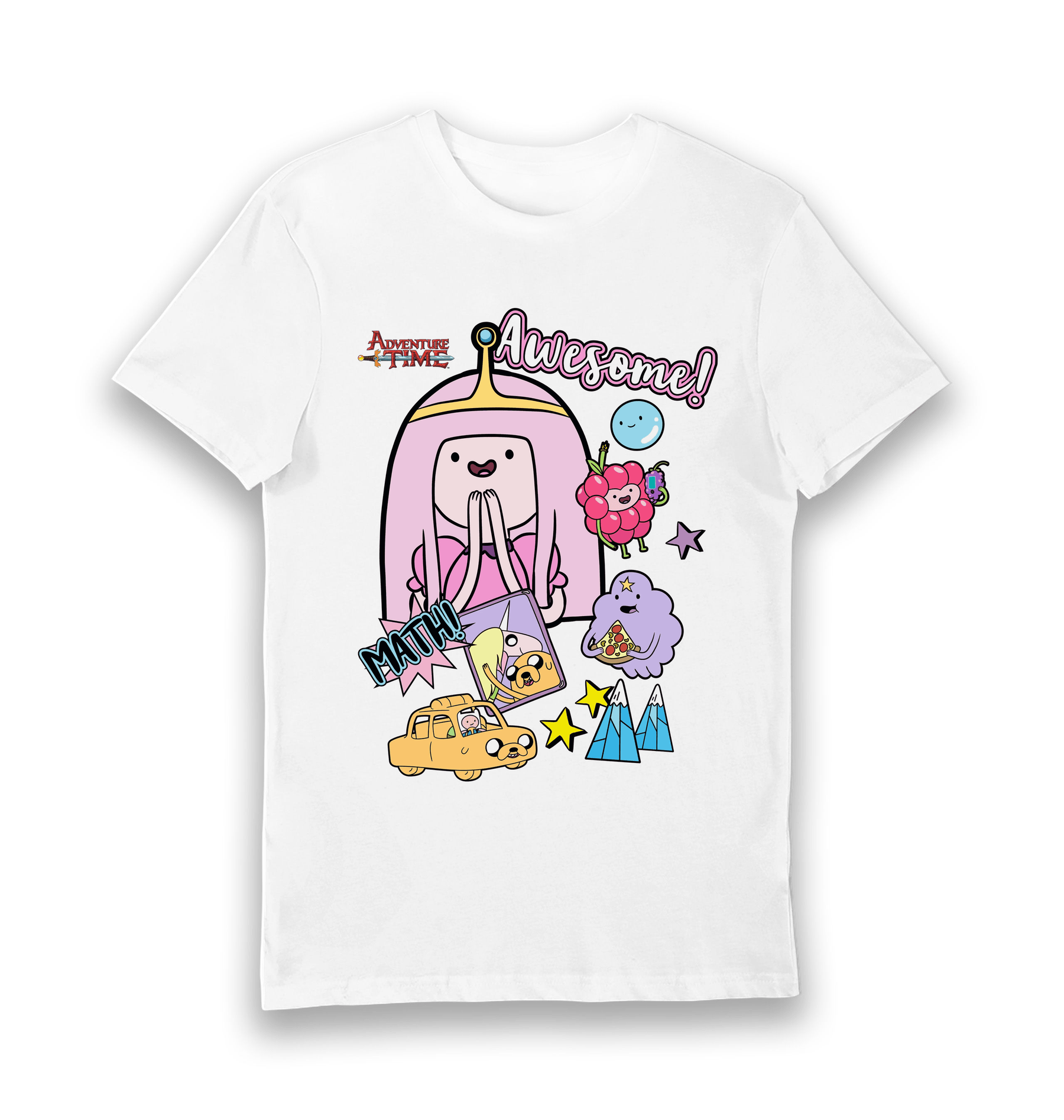 White Printed T-shirt Front