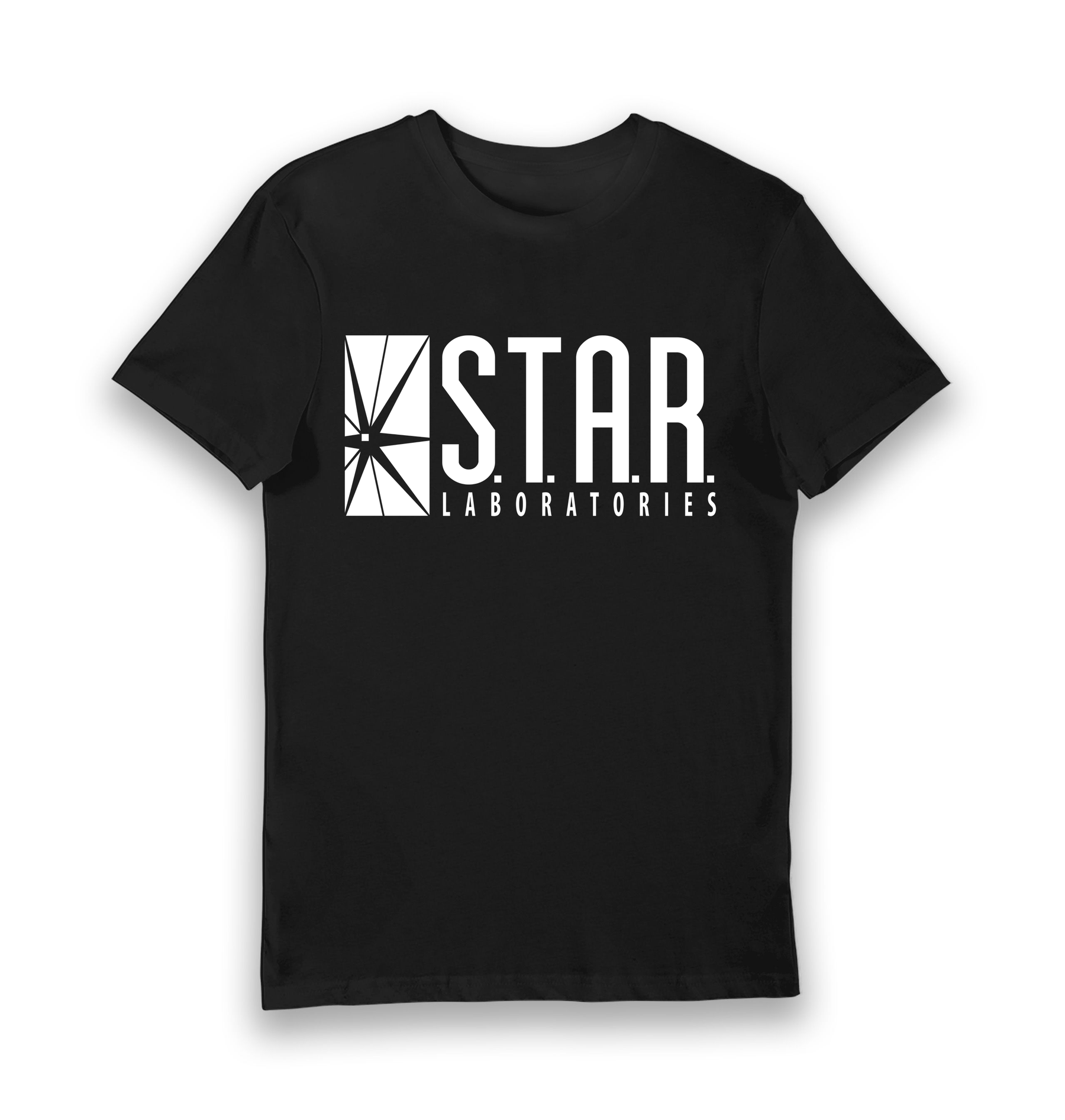 Black Printed T-shirt Front