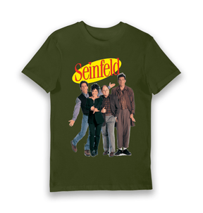 Forest Green Printed T-shirt Front