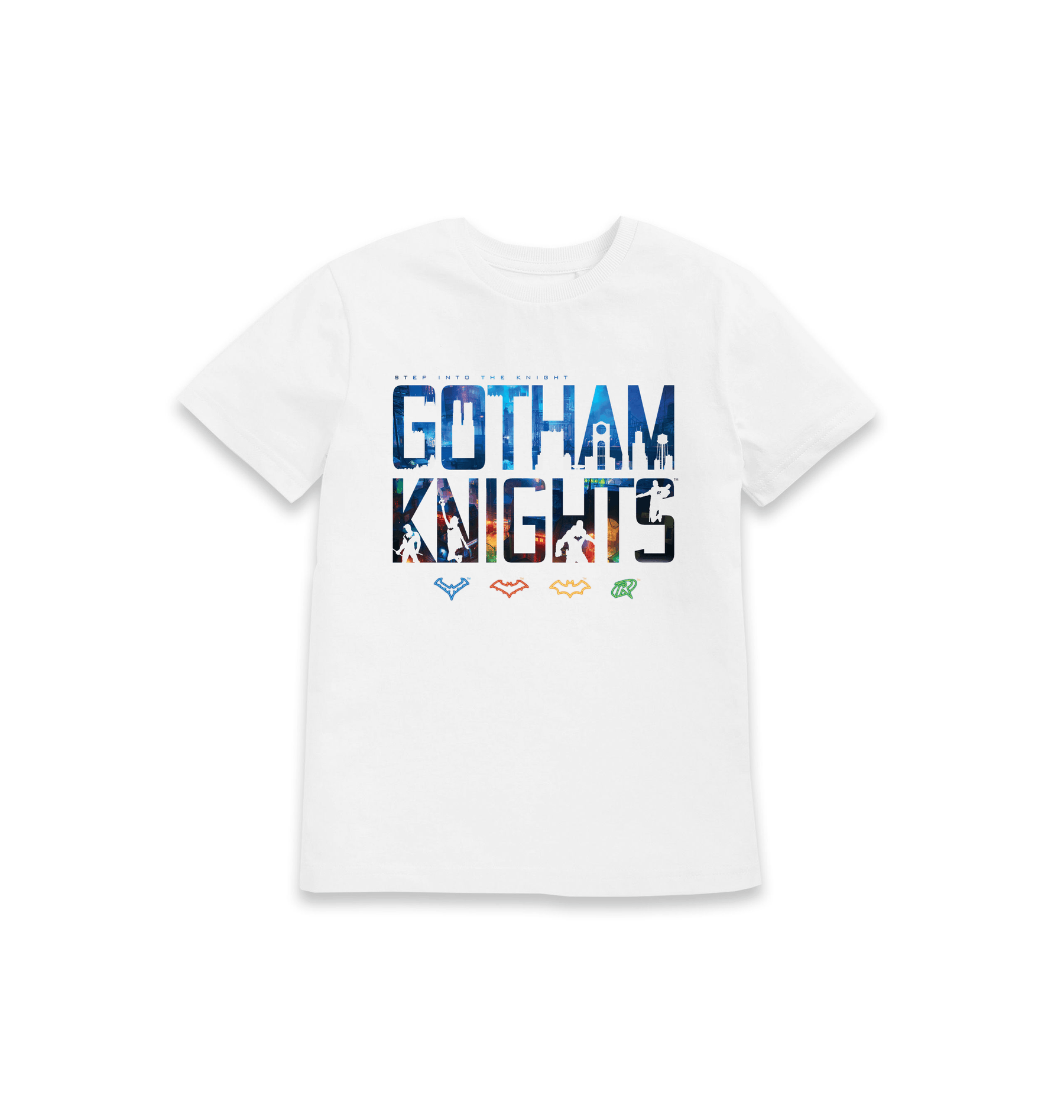 White Printed Kids T-Shirt Front