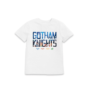 White Printed Kids T-Shirt Front