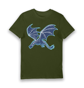 Forest Green Printed T-shirt Front