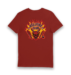 Brick Red Printed T-shirt Back