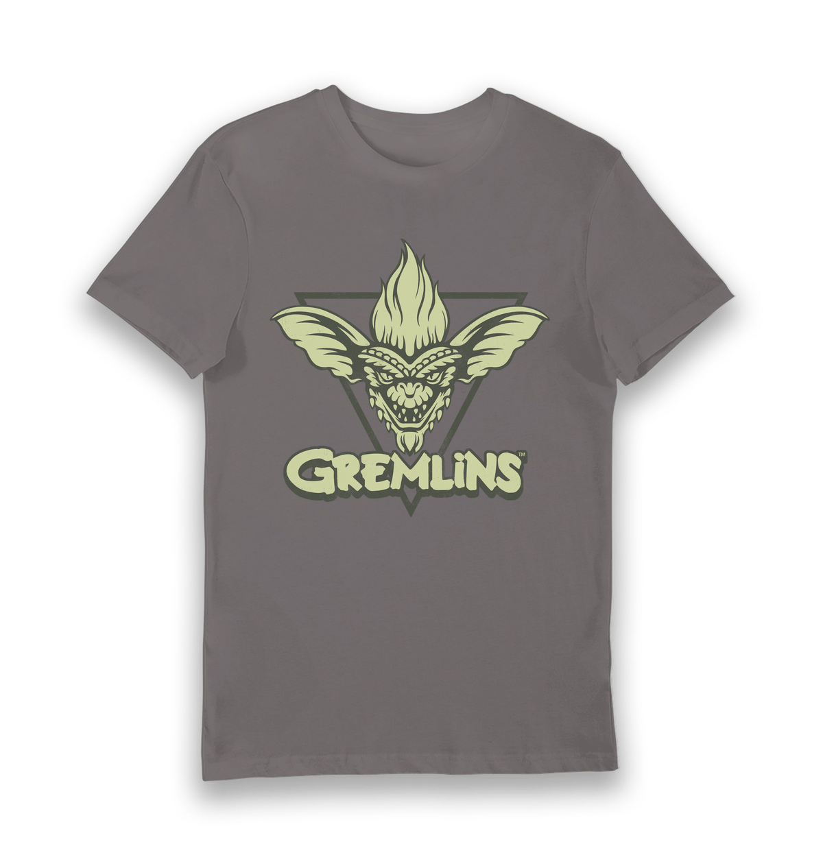 Charcoal Printed T-shirt Front