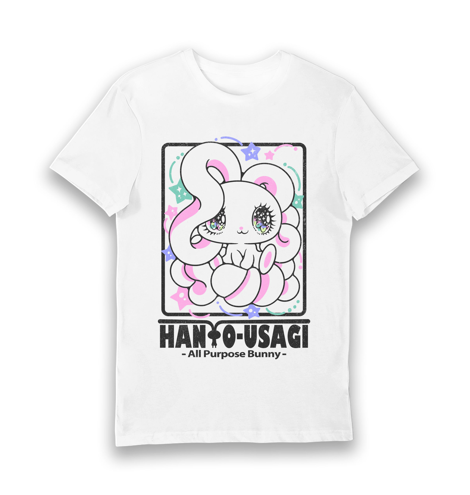 White Printed T-shirt Front