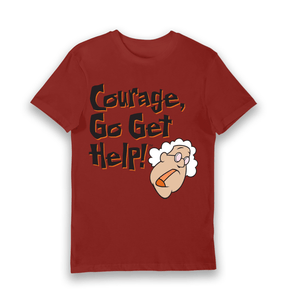 Brick Red Printed T-shirt Front
