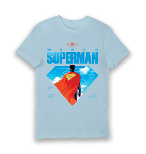 Light Blue Printed T-shirt Front