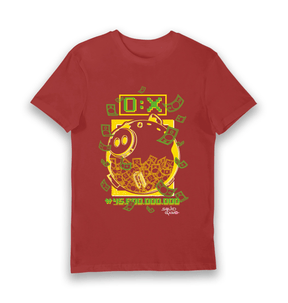 Red Printed T-shirt Front