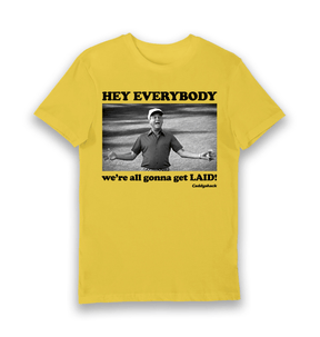 Yellow Printed T-shirt Front