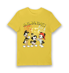 Yellow Printed T-shirt Front