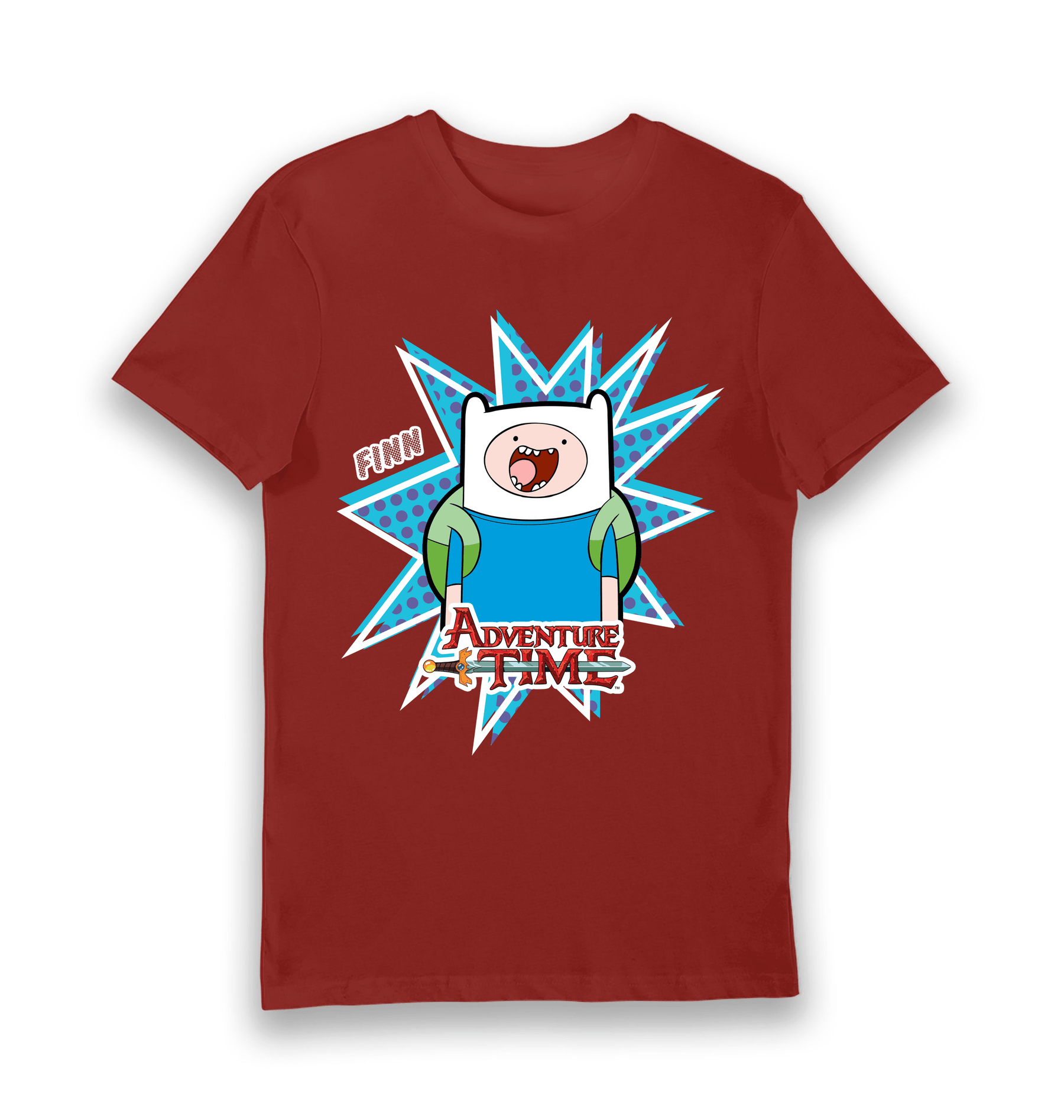 Brick Red Printed T-shirt Front