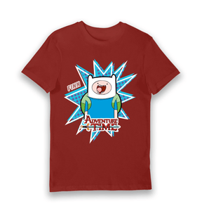 Brick Red Printed T-shirt Front