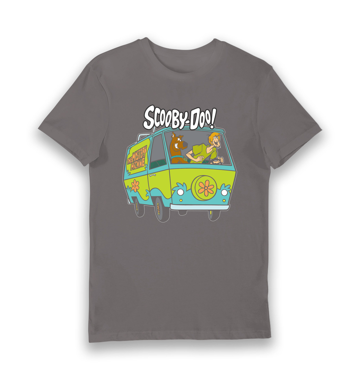 Charcoal Printed T-shirt Front