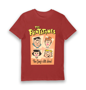 Red Printed T-shirt Front