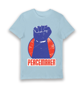 Light Blue Printed T-shirt Front