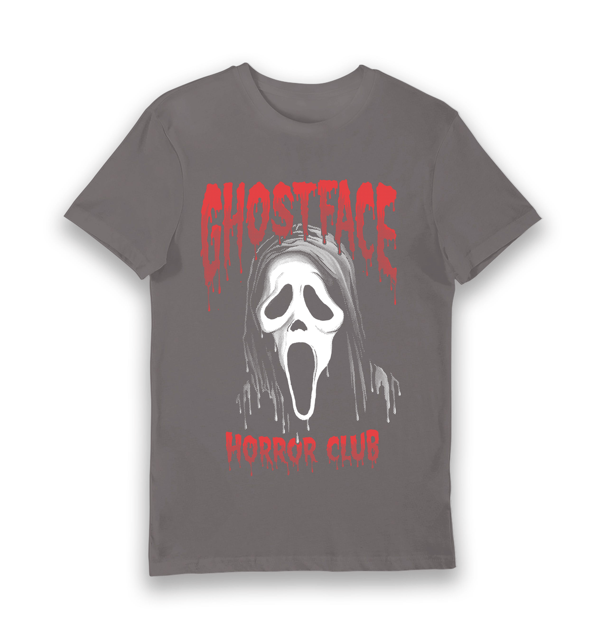 Charcoal Printed T-shirt Front