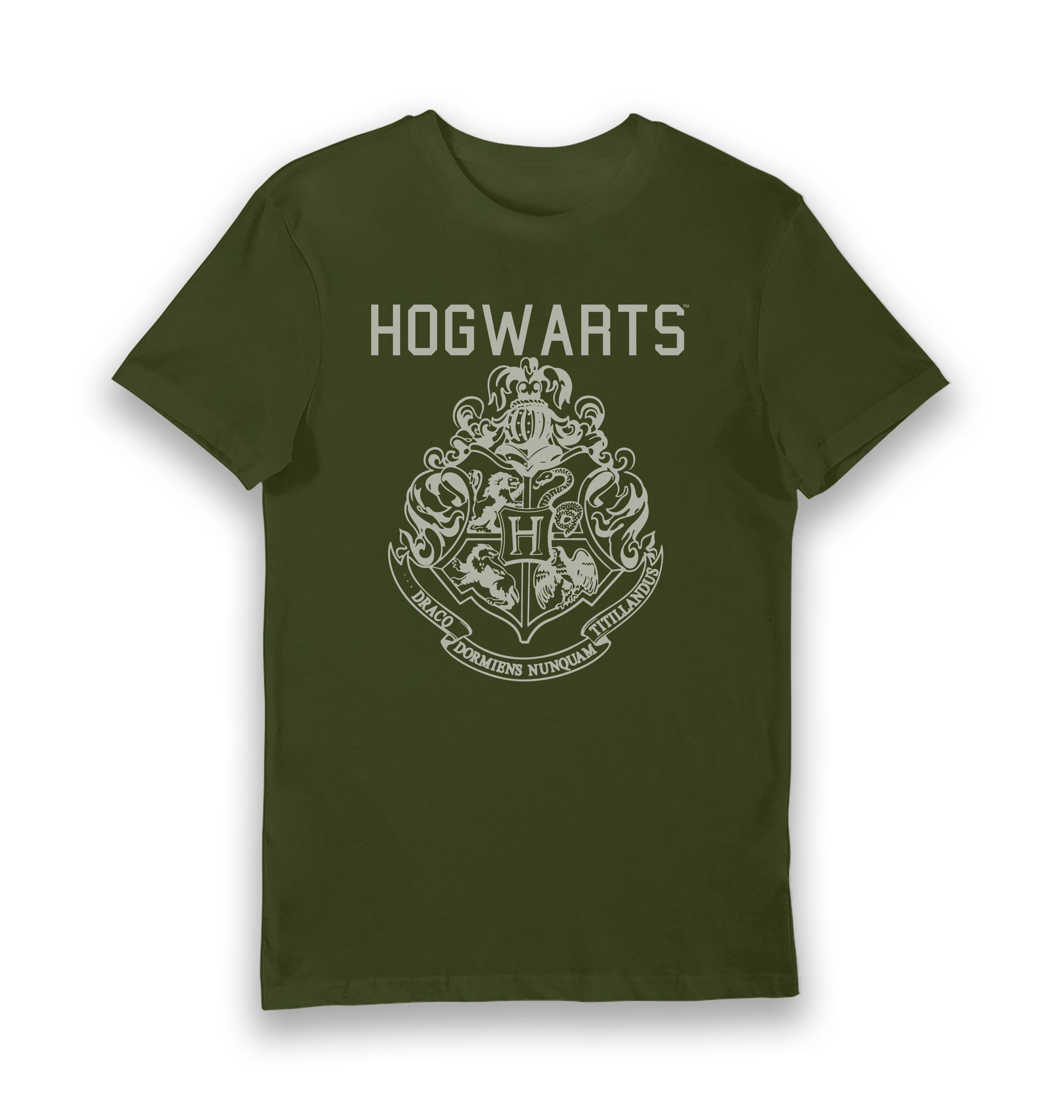 Forest Green Printed T-shirt Front