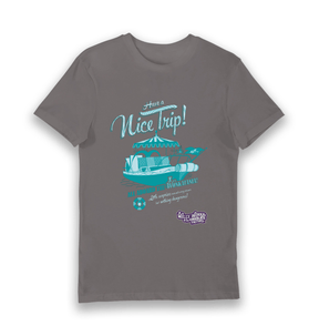 Charcoal Printed T-shirt Front
