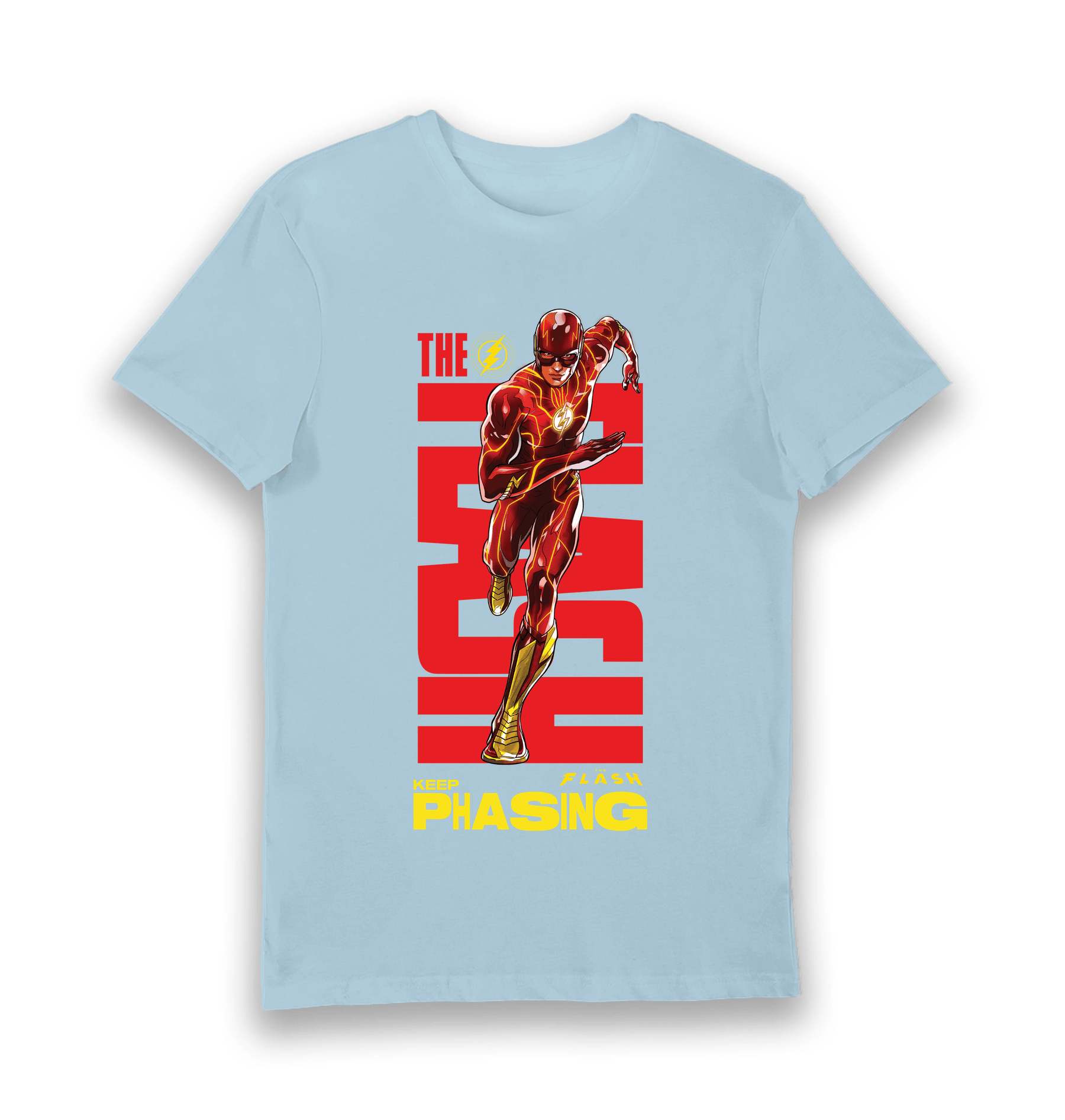 Light Blue Printed T-shirt Front