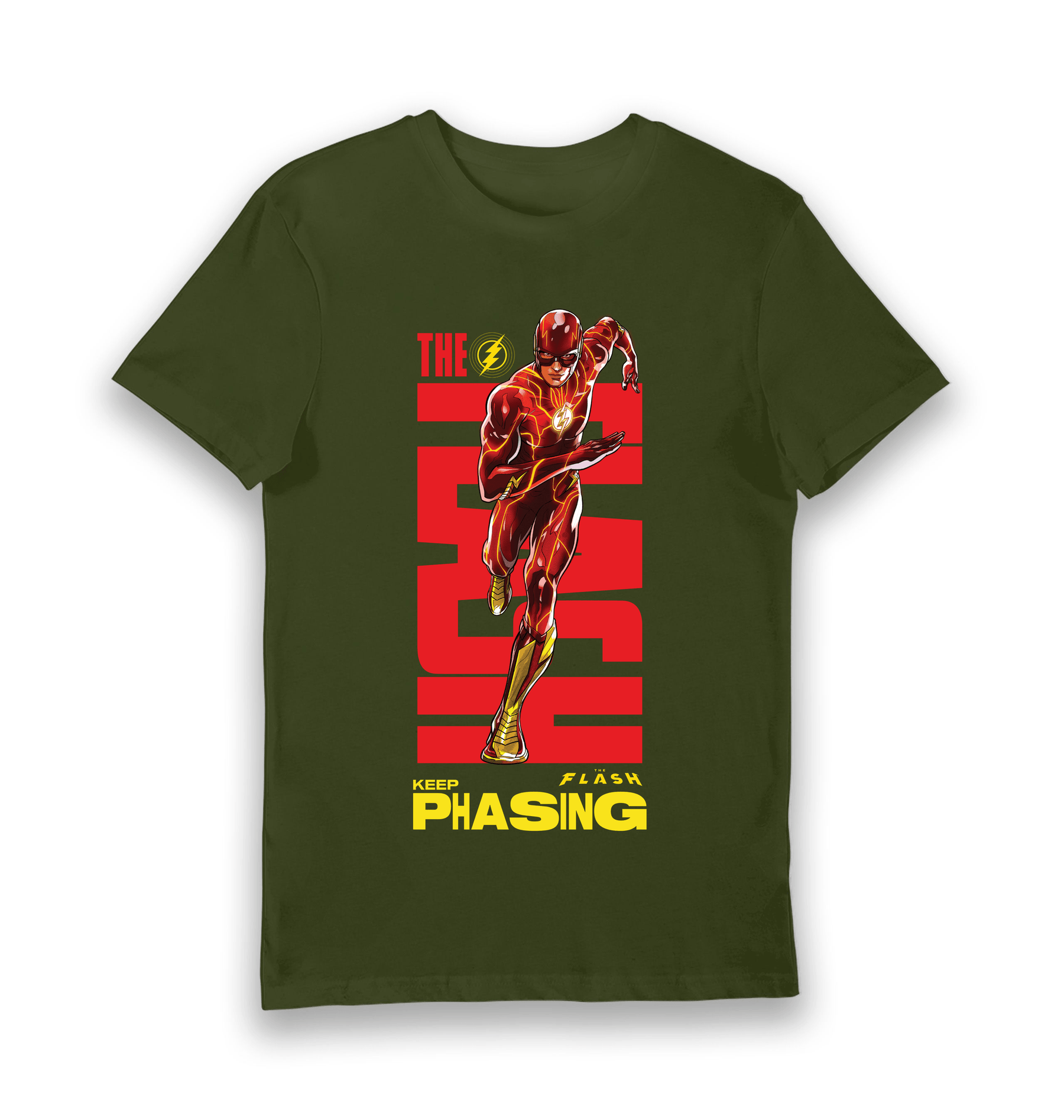 Forest Green Printed T-shirt Front