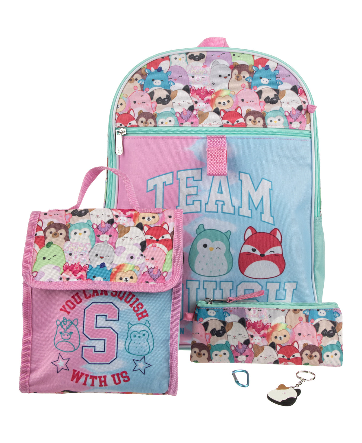 Squishmallows Team Squish Back To School Backpack 5 Pc Set