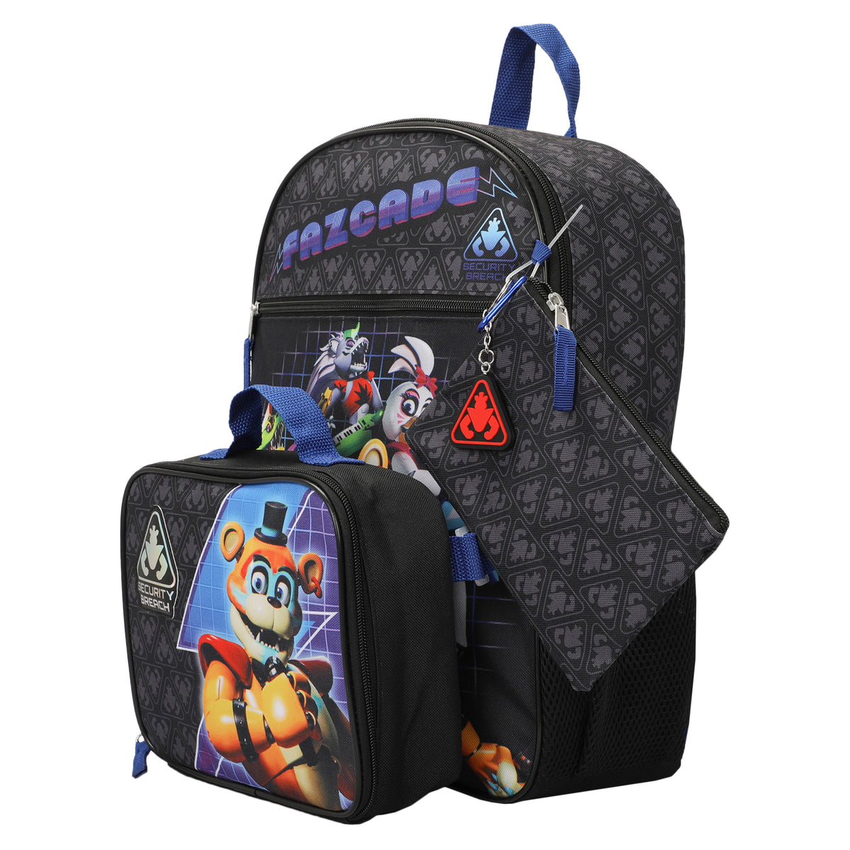 Five Nights at Freddy's Backpack 5 Piece Set