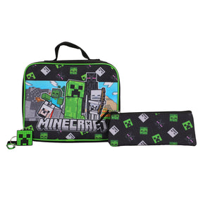 Minecraft Adventure Mode Backpack 5 Piece Set