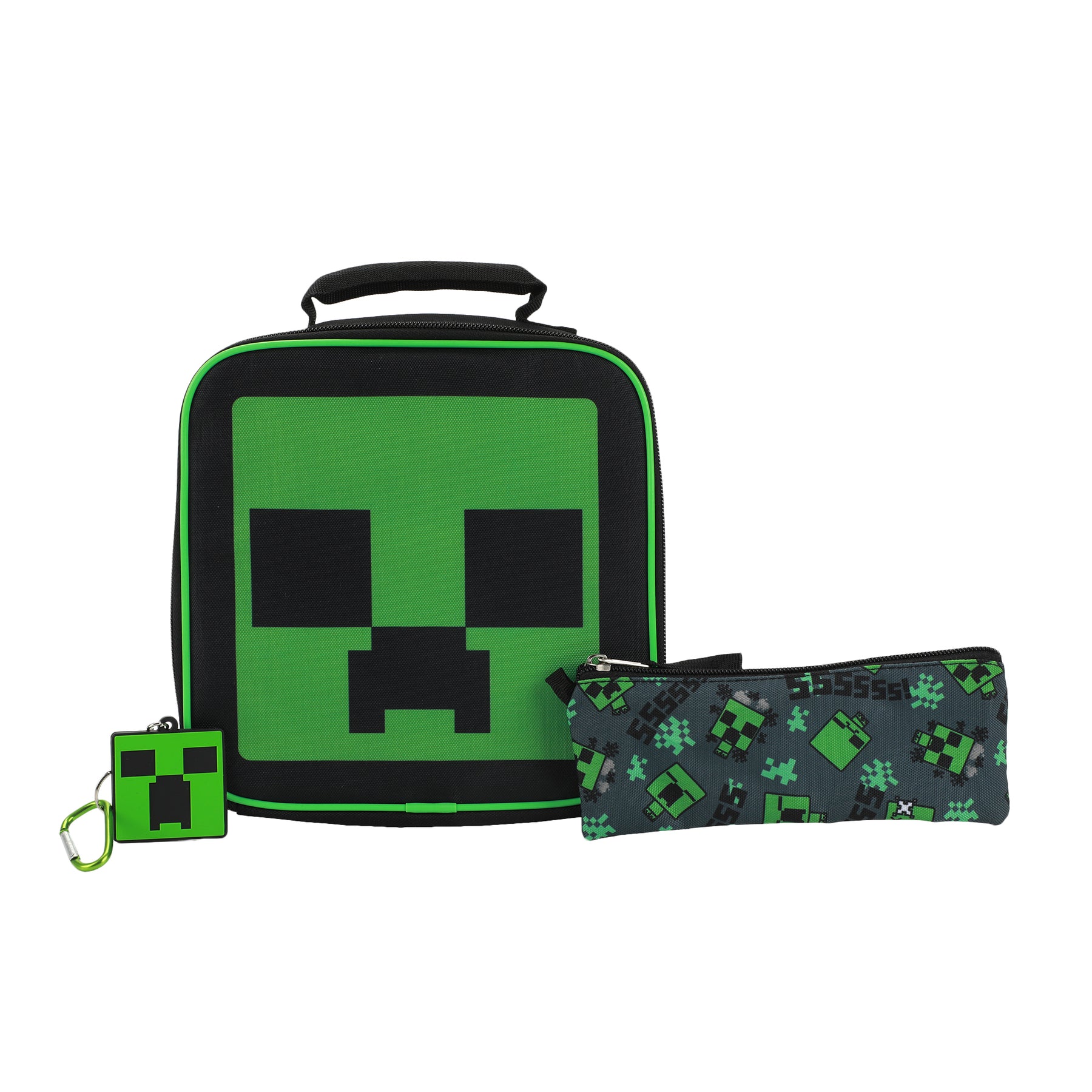 Minecraft Creeper 5 pc Youth Backpack Set