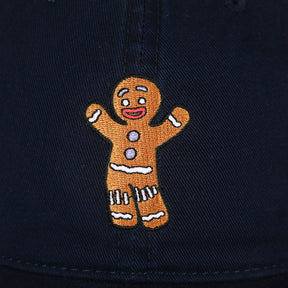 Shrek Embroidered Gingy Navy Unstructured Baseball Cap