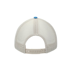 Wonder Woman Logo Women's Blue Washed Distressed Cut Fabric Unstructured Baseball Cap