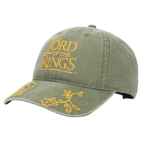 Lord of the Rings Embroidery Vintage Green Cap