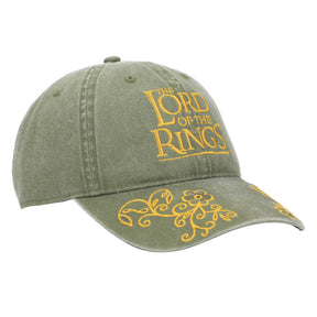 Lord of the Rings Embroidery Vintage Green Cap