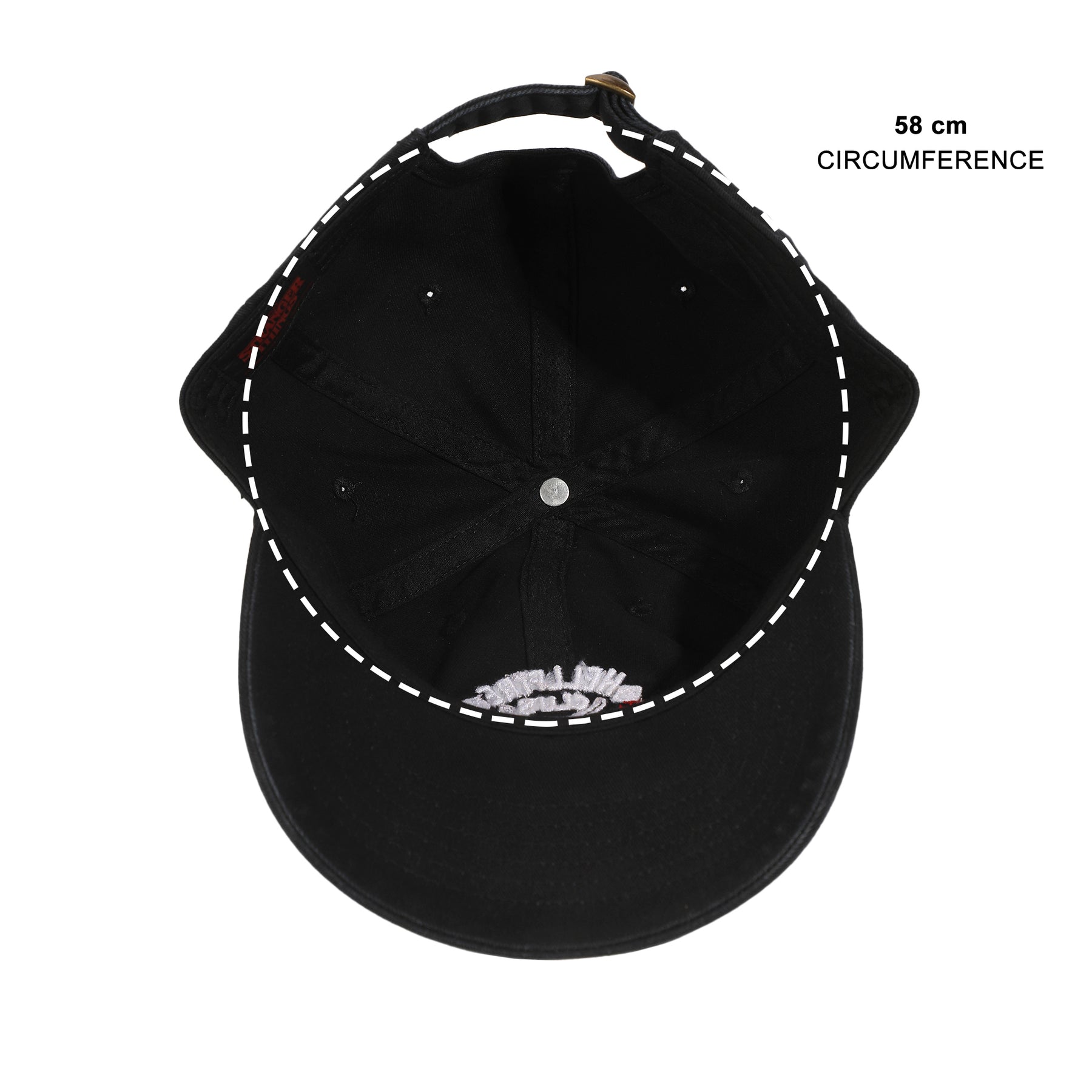 Stranger Things Hellfire Club Black Unstructured Baseball Cap