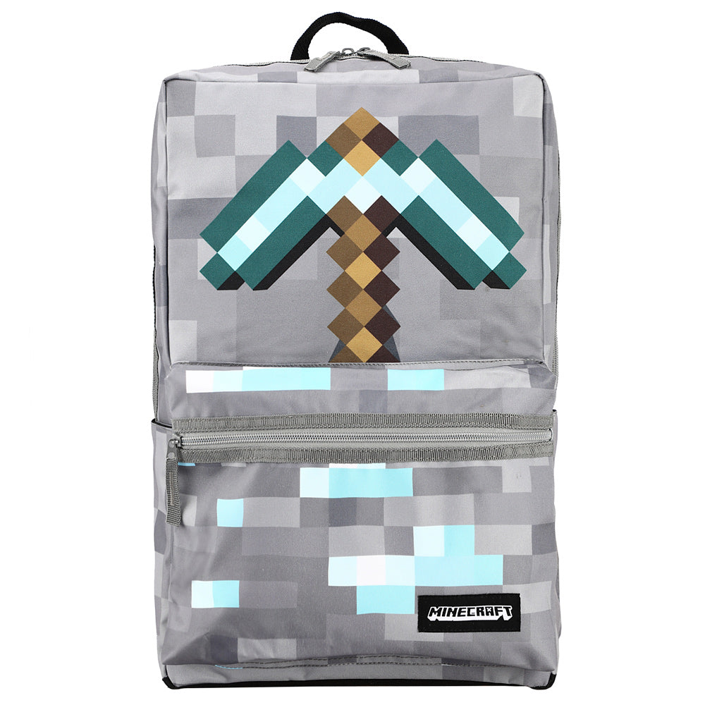 Minecraft Box Backpack with Axe Laptop