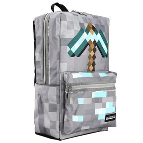 Minecraft Box Backpack with Axe Laptop