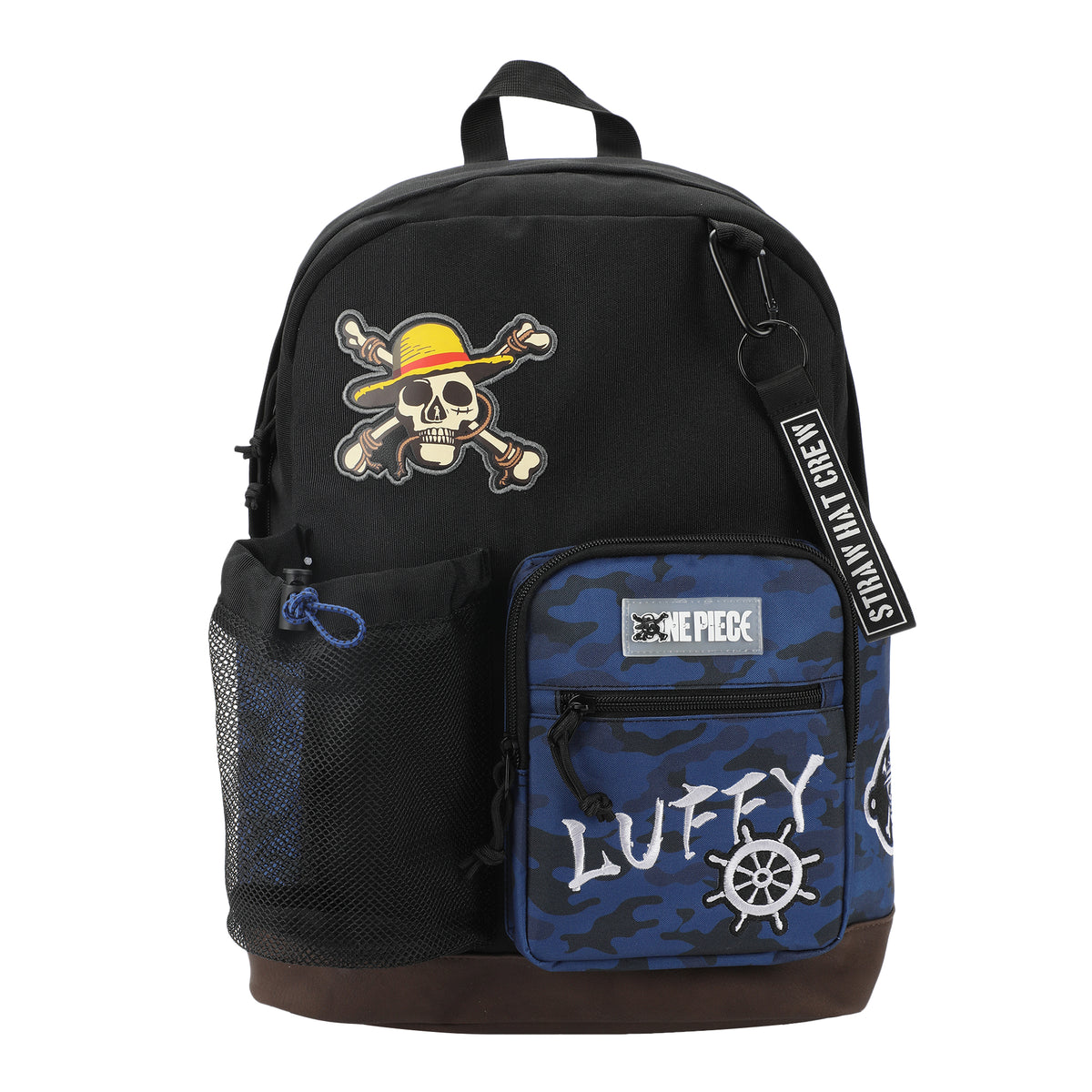 One Piece Luffy Blue Camo Backpack