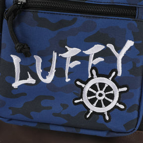 One Piece Luffy Blue Camo Backpack