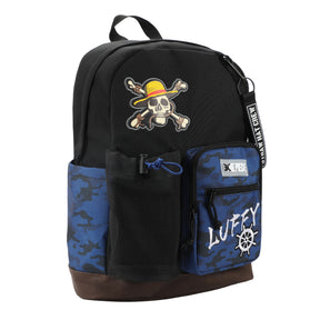 One Piece Luffy Blue Camo Backpack