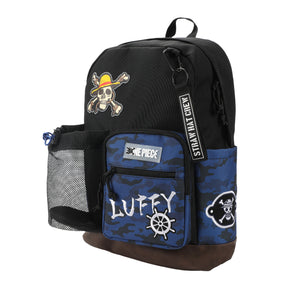 One Piece Luffy Blue Camo Backpack