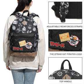 One Piece Live Action Icons 16.5" Black Backpack