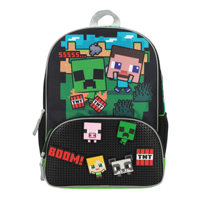 Minecraft Icon Patches Youth Backpack